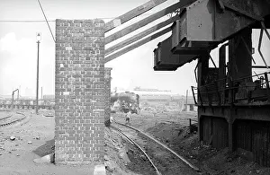 Coaling: Looking through coaling stage