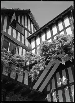 Harker: Looking up at a corner of the house, from the north-east