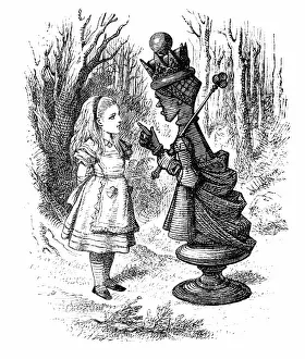 Victoriana: Through the Looking-Glass, Alice and the Red Queen