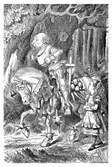 Tenniel: Through the Looking-Glass, Alice and the White Knight