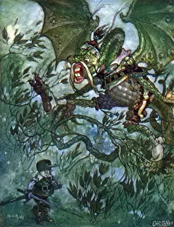 Folkard: Through the Looking Glass by Charles Folkard
