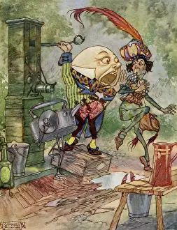 Humpty: Through the Looking Glass by Charles Folkard