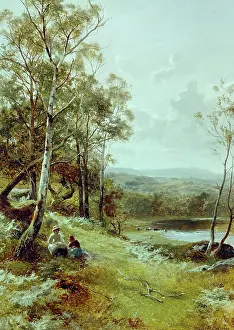 Capel: Looking up the Llugwy Near Capel Curig