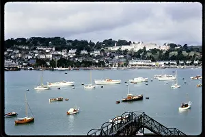 Hams: Looking north-west across Dartmouth Harbour towards