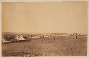 Sevastopole: Looking towards St. George's Monastery, tents of the 4th Div