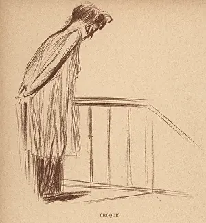 Handrail: Looking Down The Stairs