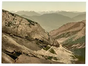 Titlis: Looking towards Titlis, Pilatus, Switzerland