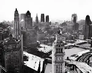 Prc001: Looking from Tribune Tower Wacker Drive Along Chicago River
