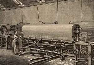 Hemp: Loom for making Hemp fishing nets. Musselburgh
