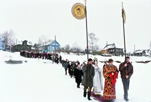 Goers: Lord Baptism Day Cross Procession
