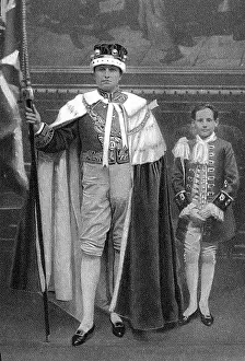 LORD CURZON IN ROBES