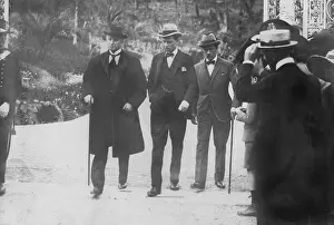 Lord George Nathaniel Curzon at the conference of San Remo