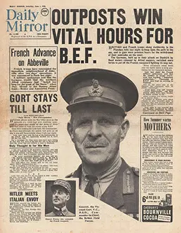 Gort: Lord Gort stays with BEF in Dunkirk
