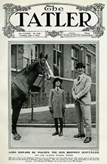 Seaford: Lord Howard de Walden and daughter