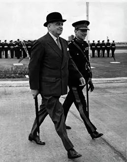 Ismay: Lord Ismay after inspecting the troops