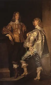 Dyck: Lord John Stuart with His Brother, by Van Dyck