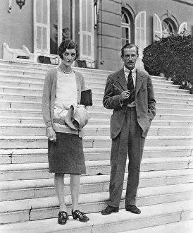 Brownlow: Lord and Lady Brownlow at Antibes