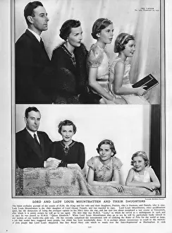 Nov17: Lord and Lady Louis Mountbatten with their daughters