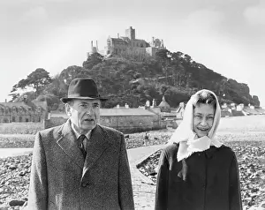 Levan: Lord and Lady St Levan, St Michael's Mount, Cornwall