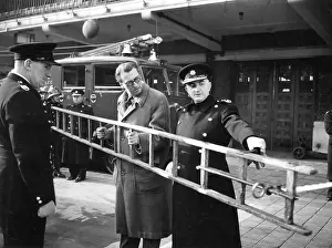 Mancroft: Lord Mancroft visiting LFB headquarters
