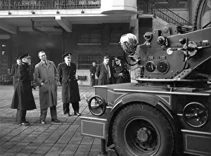 Mancroft: Lord Mancroft visiting LFB headquarters