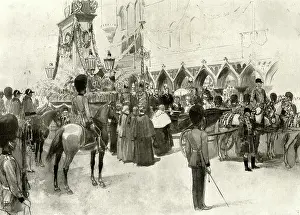 The Lord Mayor Presenting the Pearl Sword to Her Majesty