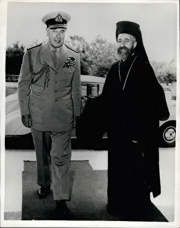 Nicosia: Lord Mountbatten and Archbishop Makarios of Cyprus