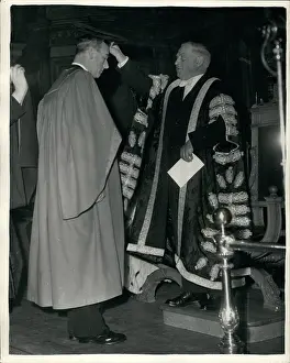 Appleton: Lord Mountbatten in graduation ceremony, Edinburgh