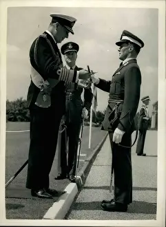 Enright: Lord Mountbatten presents Sword of Honour, Cranwell