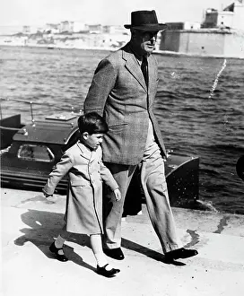 Strides: Lord Mountbatten and Prince Charles, Malta