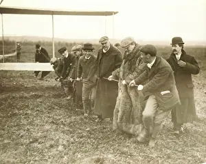Balfour: Lord Northcliffe (in the fur coat)
