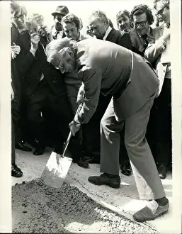 Topping: Lord Olivier, topping out ceremony, National Theatre, London