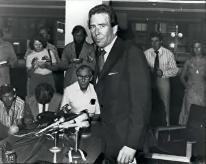 Emotional: Lord Snowdon after emotional statement to press