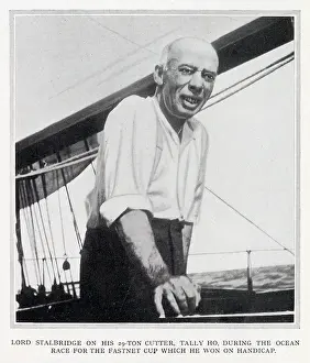 Tally: Lord Stalbridge on board Tally Ho