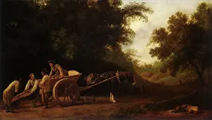1767: Lord Torrington's Bricklayers at Southill, by Stubbs