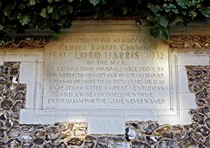 X000d: Lords Cricket Ground, Harris Garden, St John's Wood, London