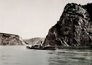 Spelled: The Lorelei, Loreley River Rhine in the Rhine