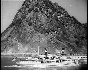 Lorelei: The Lorelei Rock at Sankt Goarhausen, on the