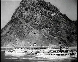 Lorelei: The Lorelei Rock at Sankt Goarhausen, on the