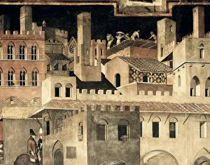 1285: LORENZETTI, Ambrogio (1285-1348). Effects of Good
