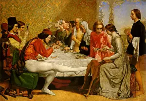 Keats: Lorenzo and Isabella, by J E Millais