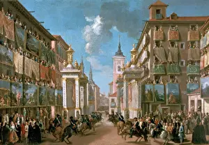1788: Lorenzo Quiros (1717-1789). Spanish painter. Platerias ornam