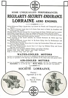 Unequalled: Lorraine Aero Engines Unequalled For Security & Endurance