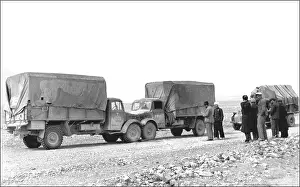 Thar: Lorries in the Thar Desert, India