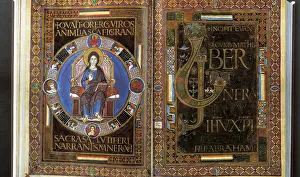 Hagiography: Lorsch Gospels (Codex Aureus Laurensius). 778