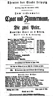 Zimmermann: Lortzing, Albert, 23.10.1801 - 21.01.1851, German