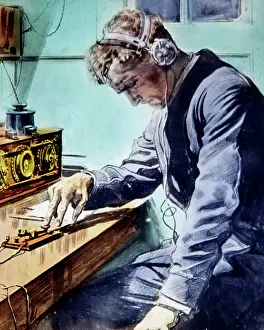 Bamforth: The Loss of the Titanic Magic Lantern Slide 1912