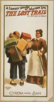 C1907: The lost trail a comedy drama of western life by Anthony E