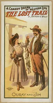 C1907: The lost trail a comedy drama of western life by Anthony E