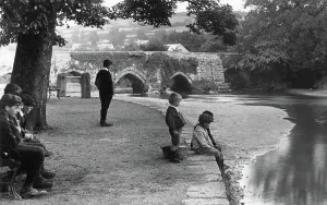 Fowey: Lostwithiel, Boys, the Parade 1906